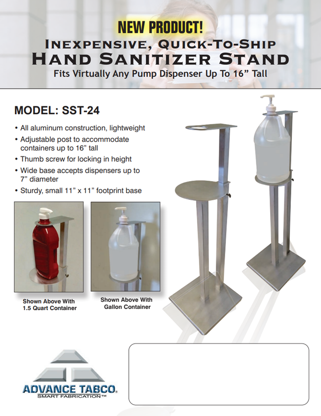 Hand Sanitizer Station