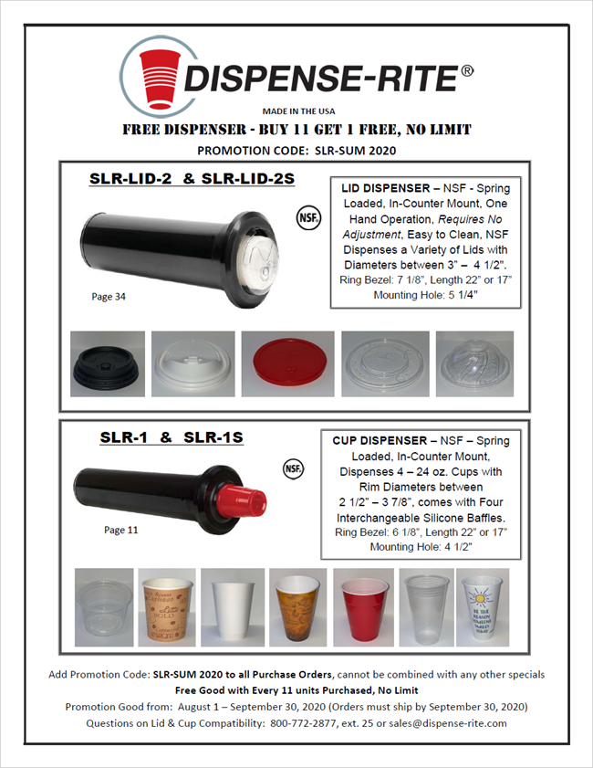 Dispense-Rite Summer Special