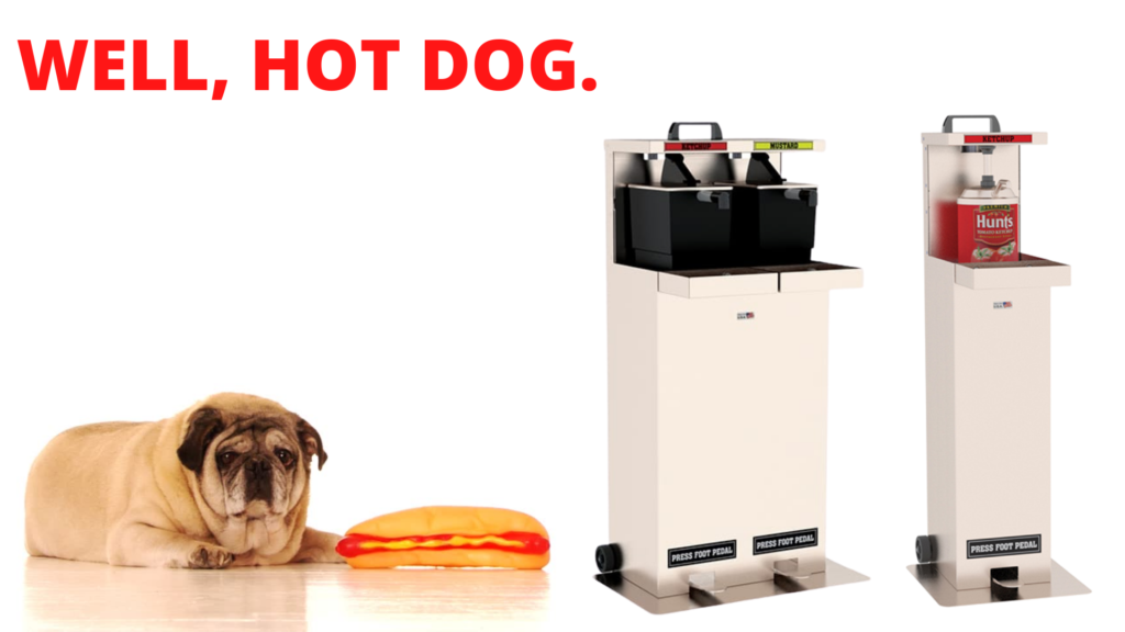 Hands Free Condiment Dispenser_Dog