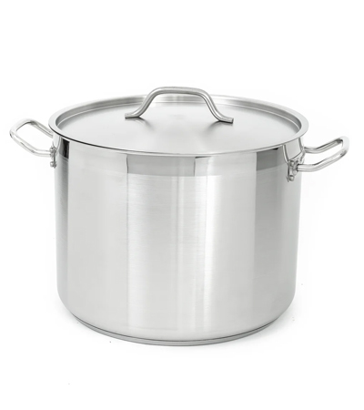 Adcraft SSP-32 Stock Pot, 32 Qt W/Cover, in Stainless Steel<br />